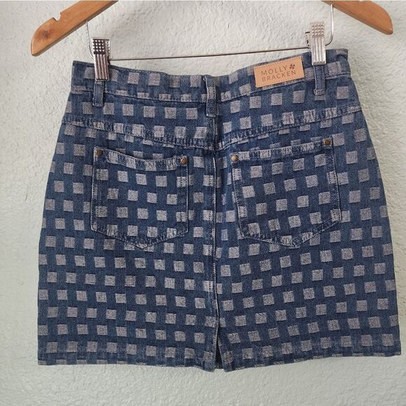 Molly Bracken Printed Denim MiniSkirt for Women - Picture 13 of 13